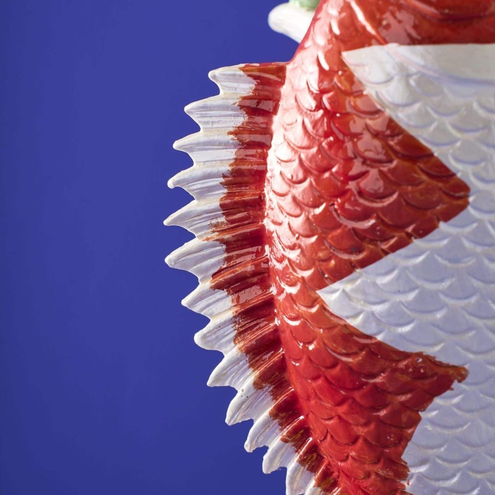 Werner Vos - Candelabro Pesce Koi - Rosso-Bianco-Verde