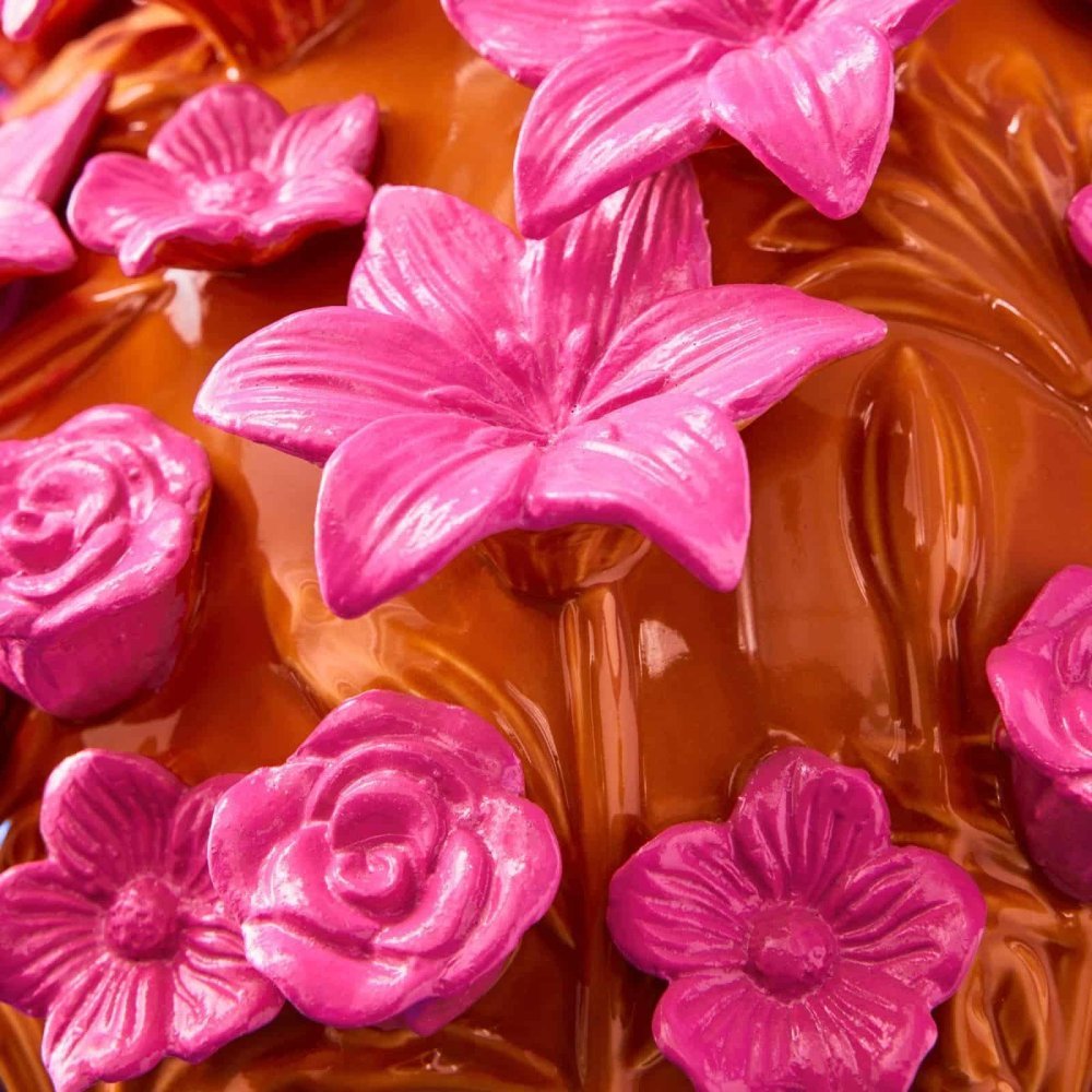 Werner Vos - Vaso Verano - Rosa-Arancio - Ceramica