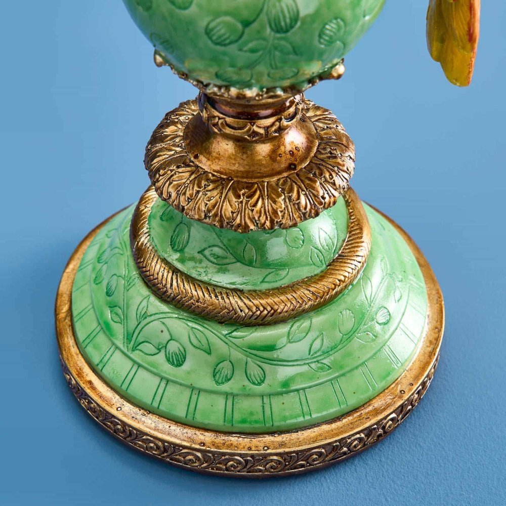 Werner Vos - Set Di 2 Portacandele - Verde-Blu-Giallo