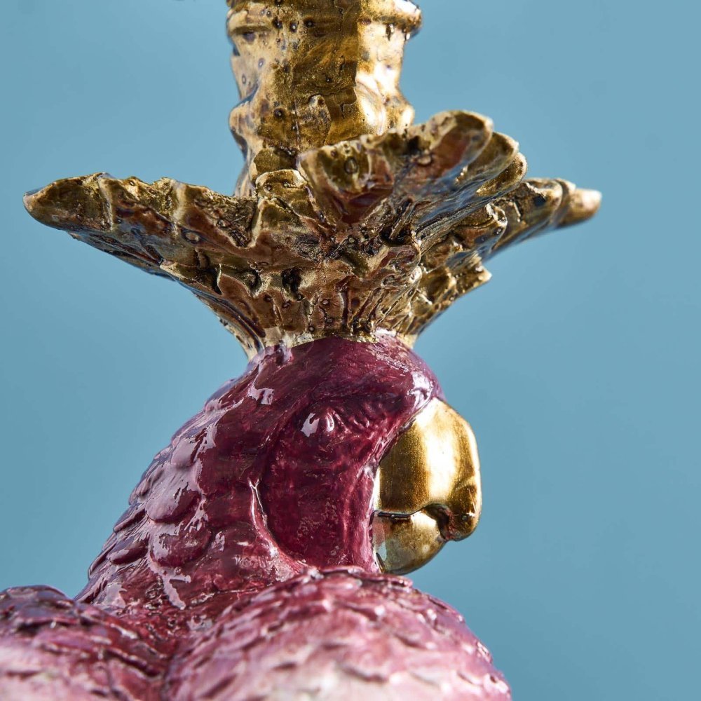 Werner Vos - Set Di 2 Portacandele - Rosa-Verde