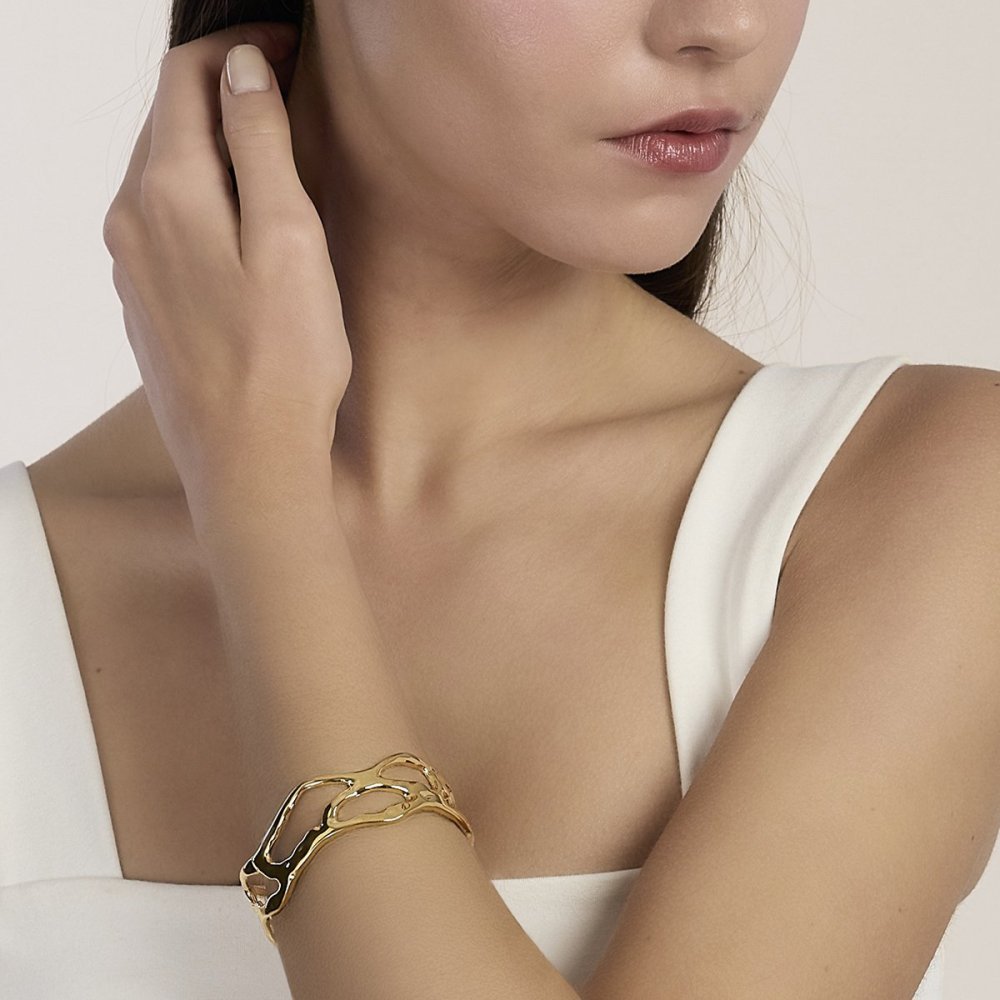 Kidult - Bracciale 133 - Acciaio 316L - Pvd Giallo