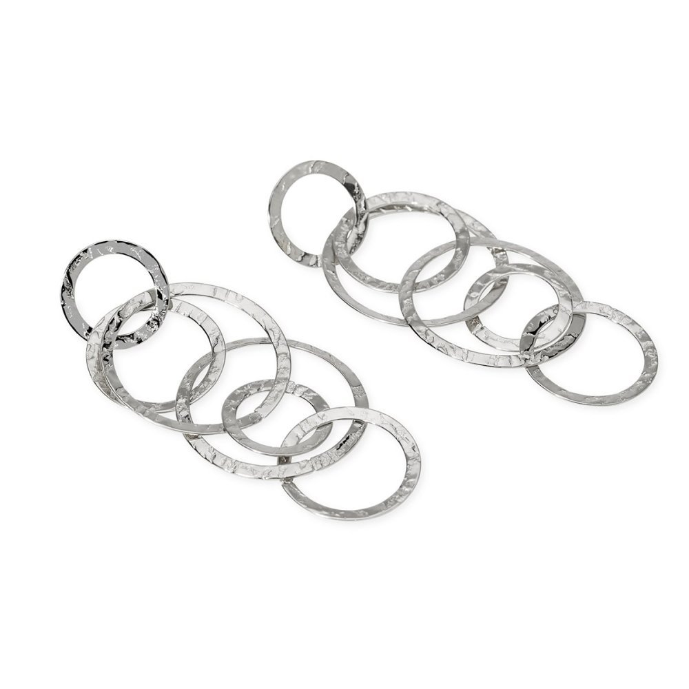 Kidult - Orecchini In Acciaio 316L - Martellato