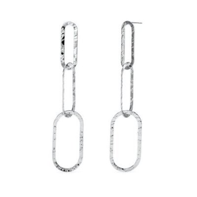 Kidult - Orecchini In Acciaio 316L - Maglie Allungate