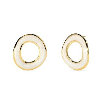 Kidult - Orecchini In Acciaio - Pvd Giallo