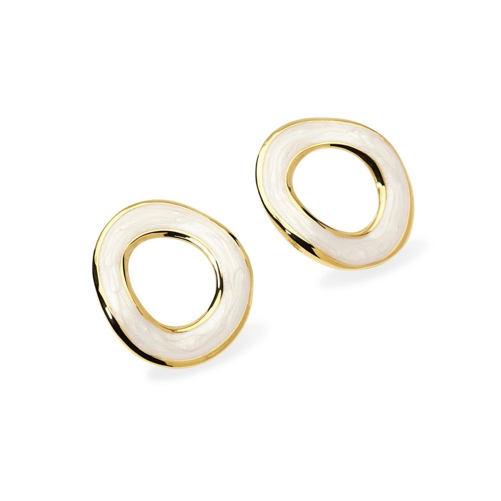 Kidult - Orecchini In Acciaio - Pvd Giallo