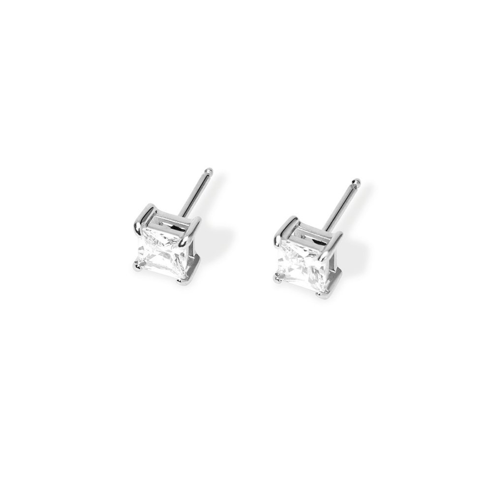 Kidult - Orecchini In Acciaio 316L - Zirconi