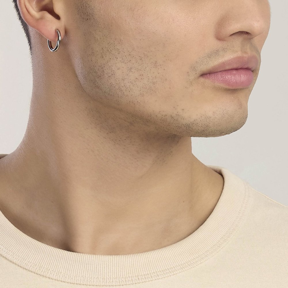 Kidult - Orecchino In Acciaio 316L - Ø 17Mm