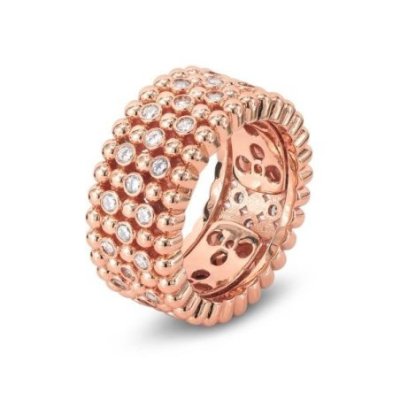 Boccadamo - Anello Xan226Rp - Oro Rosa - Zirconi