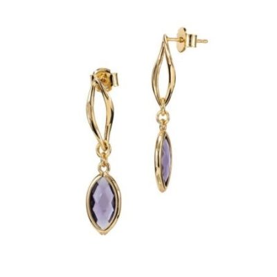 Boccadamo - Orecchini Al Lobo - Oro Giallo - Ametista