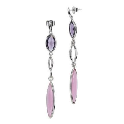 Boccadamo - Orecchini Pendenti - Cristallo Ametista