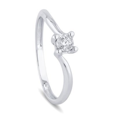 Bliss - Anello Bl Lumina - Oro Bianco - Diamante