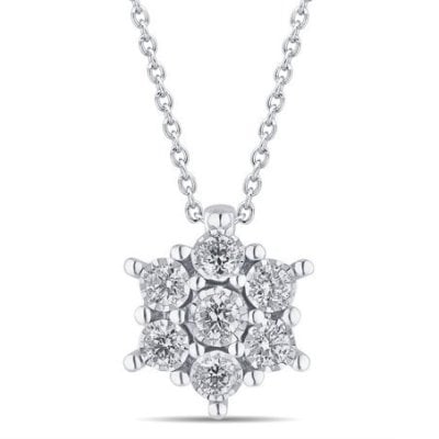 Bliss - Collana Bl Lumina - Oro Bianco - Diamante