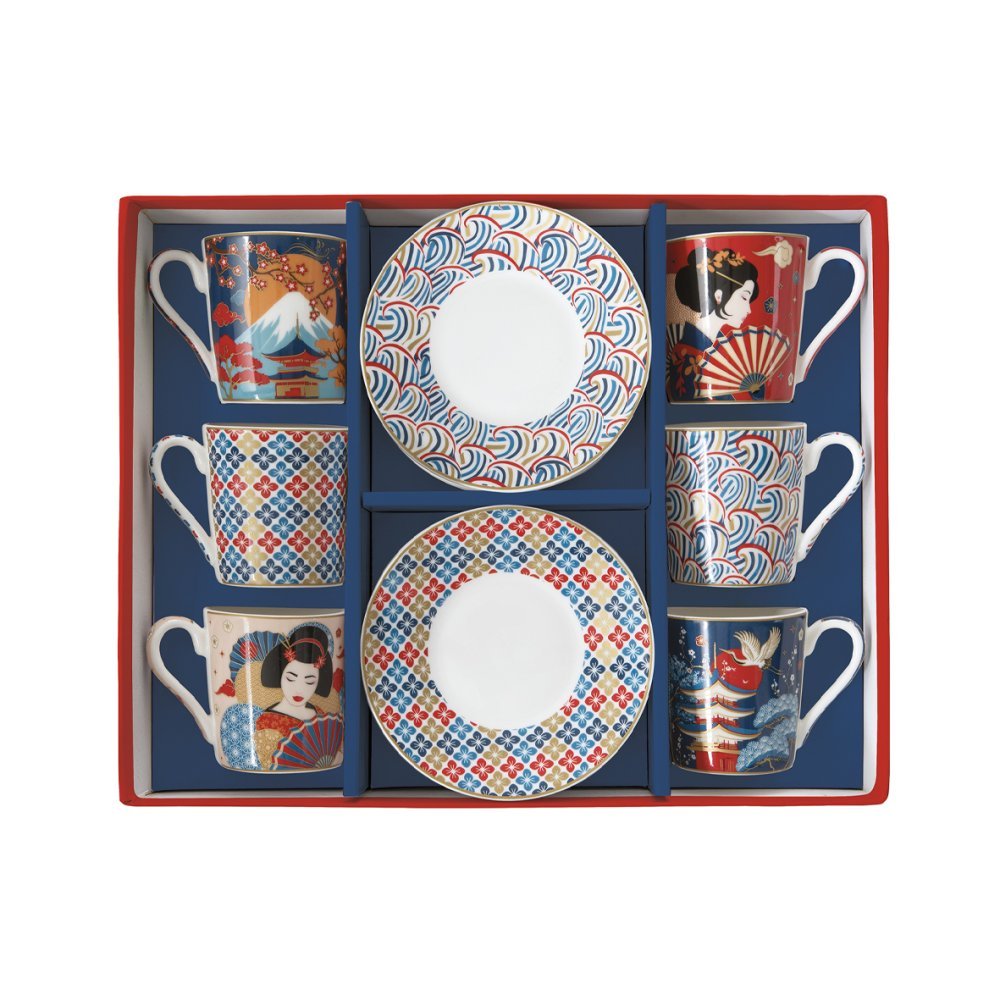 Easy Life - Set Tazzine Tokyo - Porcellana - 100Ml