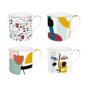 Easy Life - Set 4 Mug Modernism - Porcellana Fine China