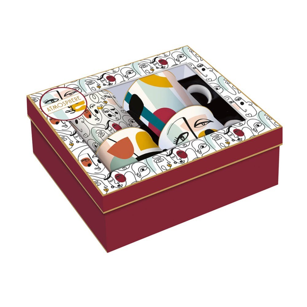 Easy Life - Set 4 Mug Modernism - Porcellana Fine China