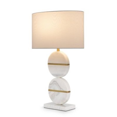Henriette - Lampada Marmo - Marmo - Bianco