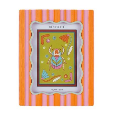 Henriette - Cornice Vertical - Resina - Rosa