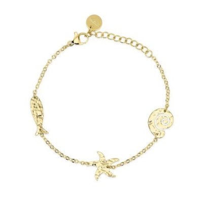 Kidult - Bracciale In Acciaio 316L - Pvd Giallo