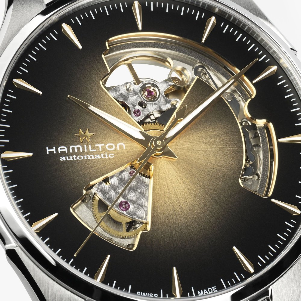 Hamilton - Jazzmaster Open Heart - 40Mm - Acciaio