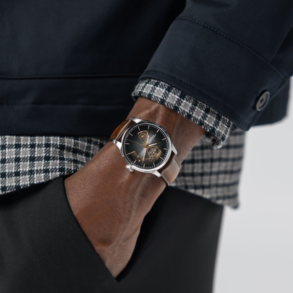 Hamilton - Jazzmaster Open Heart - 40Mm - Acciaio