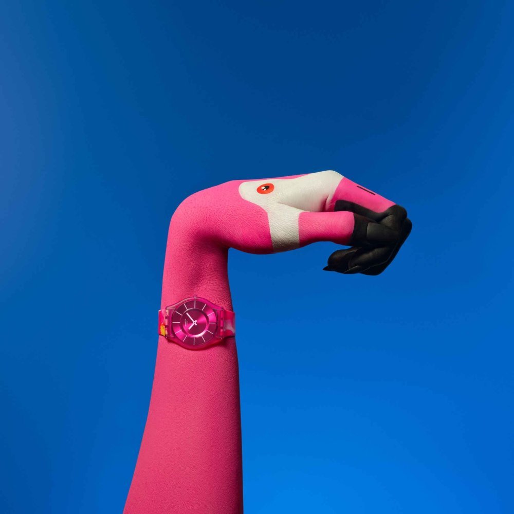 Swatch - Paradise Petals - Orologio Rosa - Skin