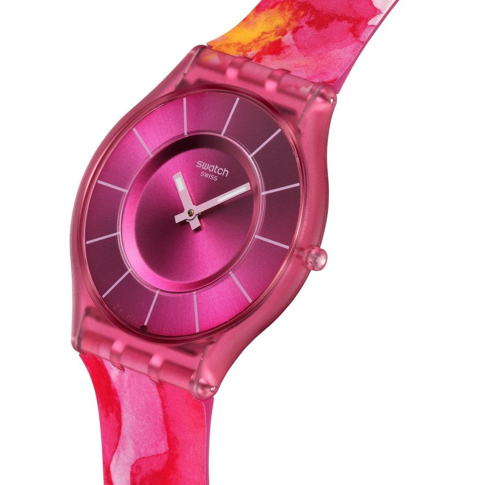 Swatch - Paradise Petals - Orologio Rosa - Skin