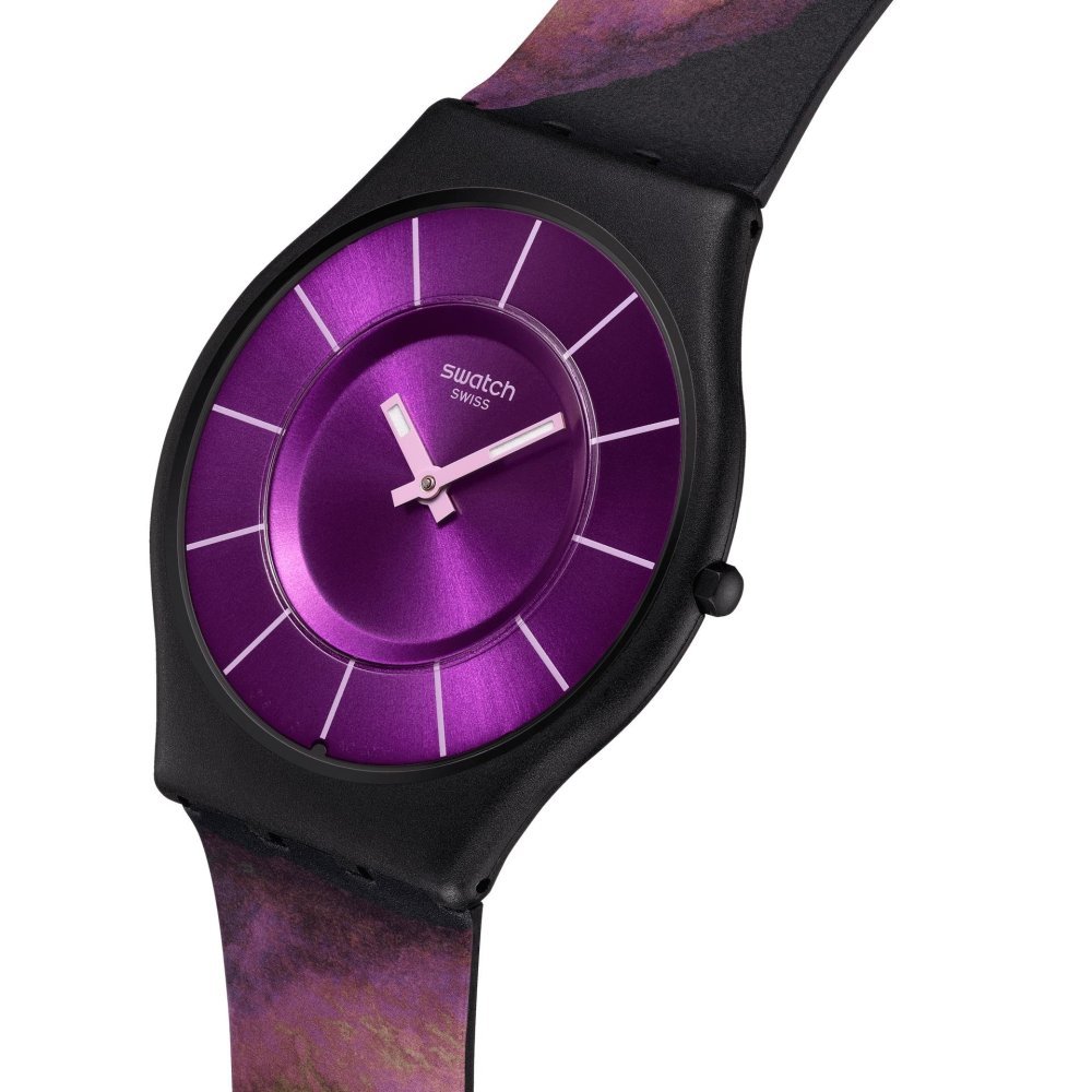 Swatch - Paradise Bloom - Orologio Viola - Silicone