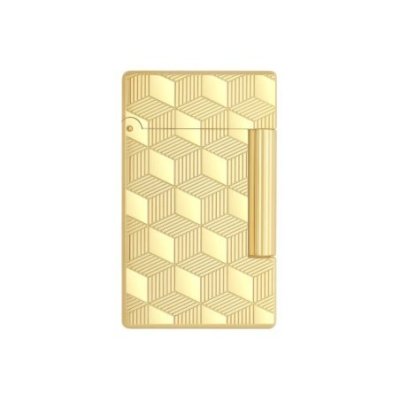 St Dupont - Accendino Guilloché - Initial - Dorate