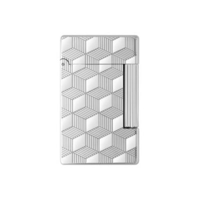 St Dupont - Accendino Guilloché - Initial - Ottone