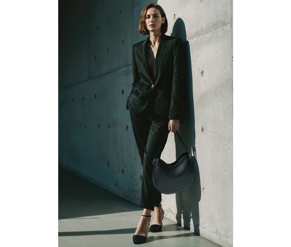 Ottaviani - Borsa A Spalla - Vera Pelle - Nera