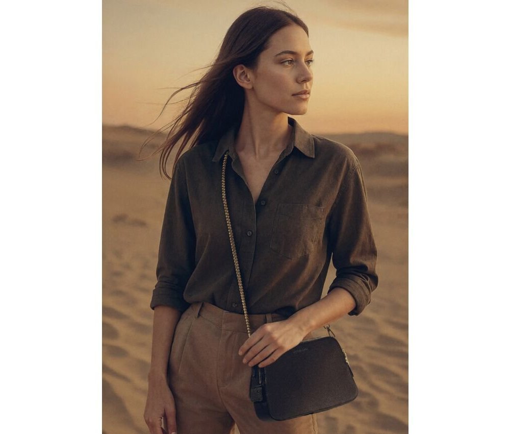 Ottaviani - Borsa A Tracolla - Pelle Nera