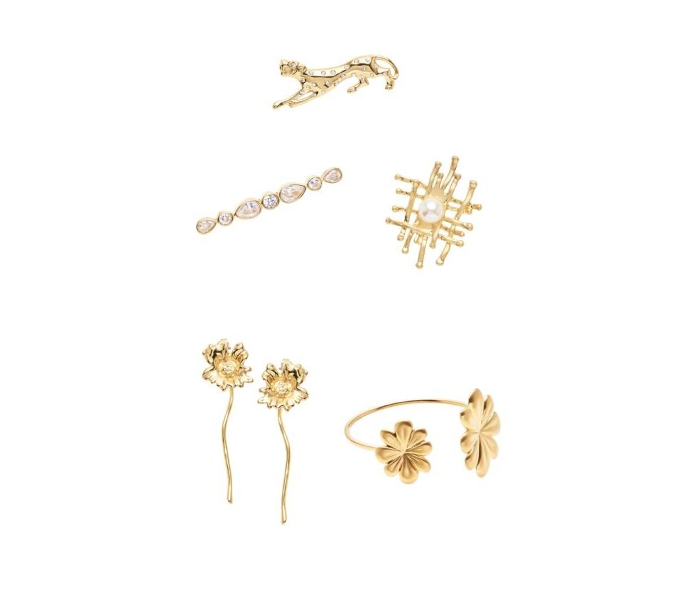 Ottaviani - Orecchini Dorati - Lunghezza 6,6 Cm