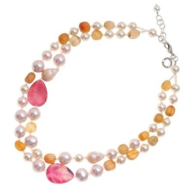 Ottaviani - Collana Con Perle E Agata - Eleganza