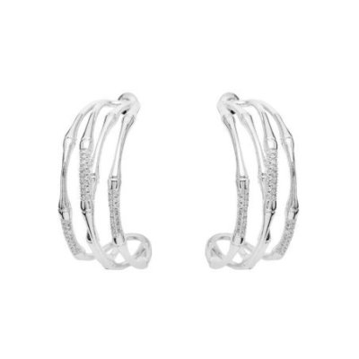 Ottaviani - Orecchini Rodiati - Perle - Cubic Zirconia