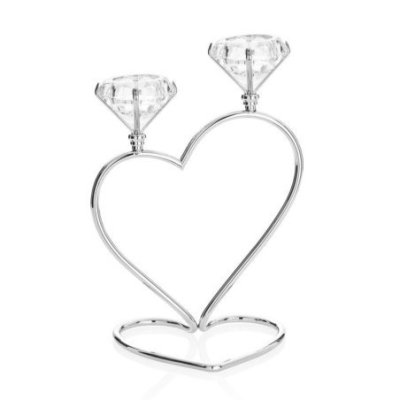 Ottaviani - Candeliere Cuore - 2 Fiamme - Elegante