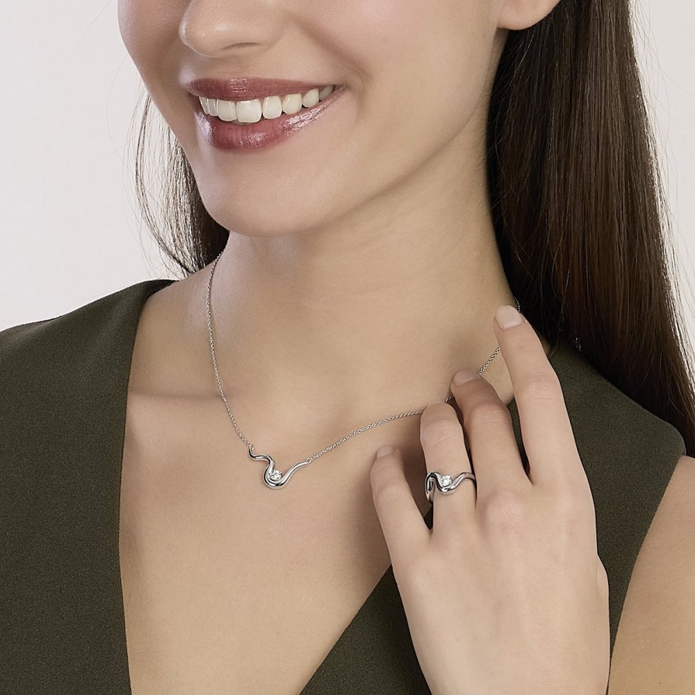 Mabina - Anello In Argento 925 - Zirconi