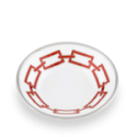 Richard Ginori - Piatto Catene - Rosso Scarlatto