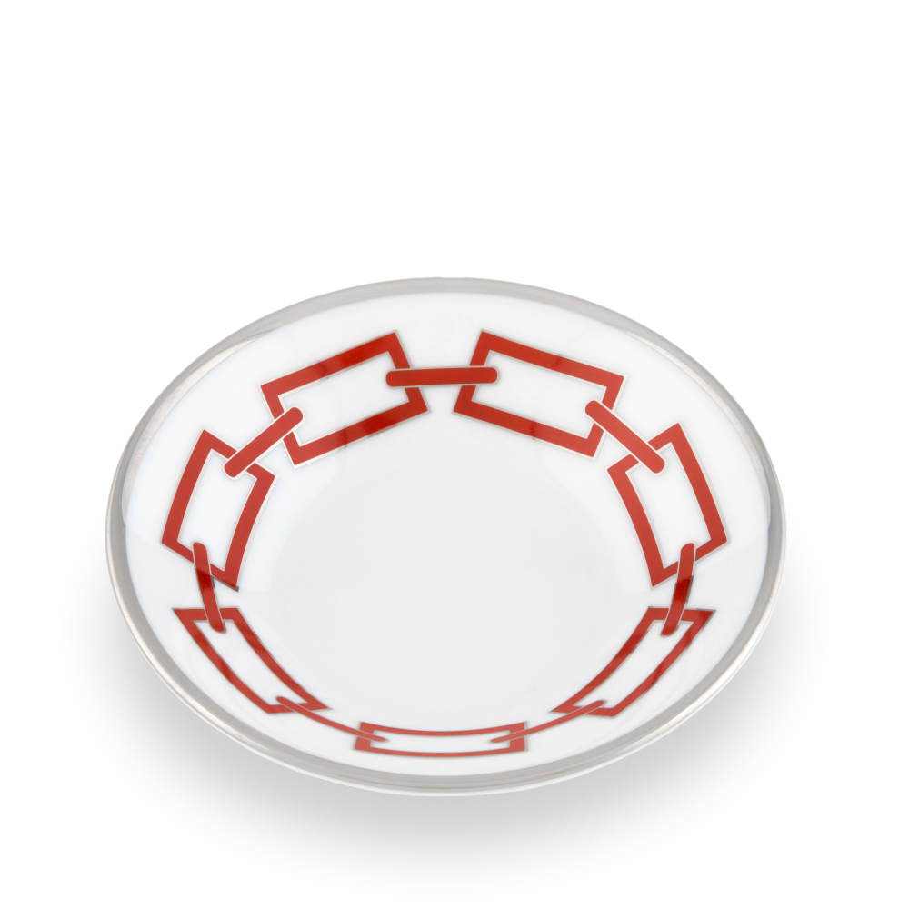 Richard Ginori - Piatto Catene - Rosso Scarlatto