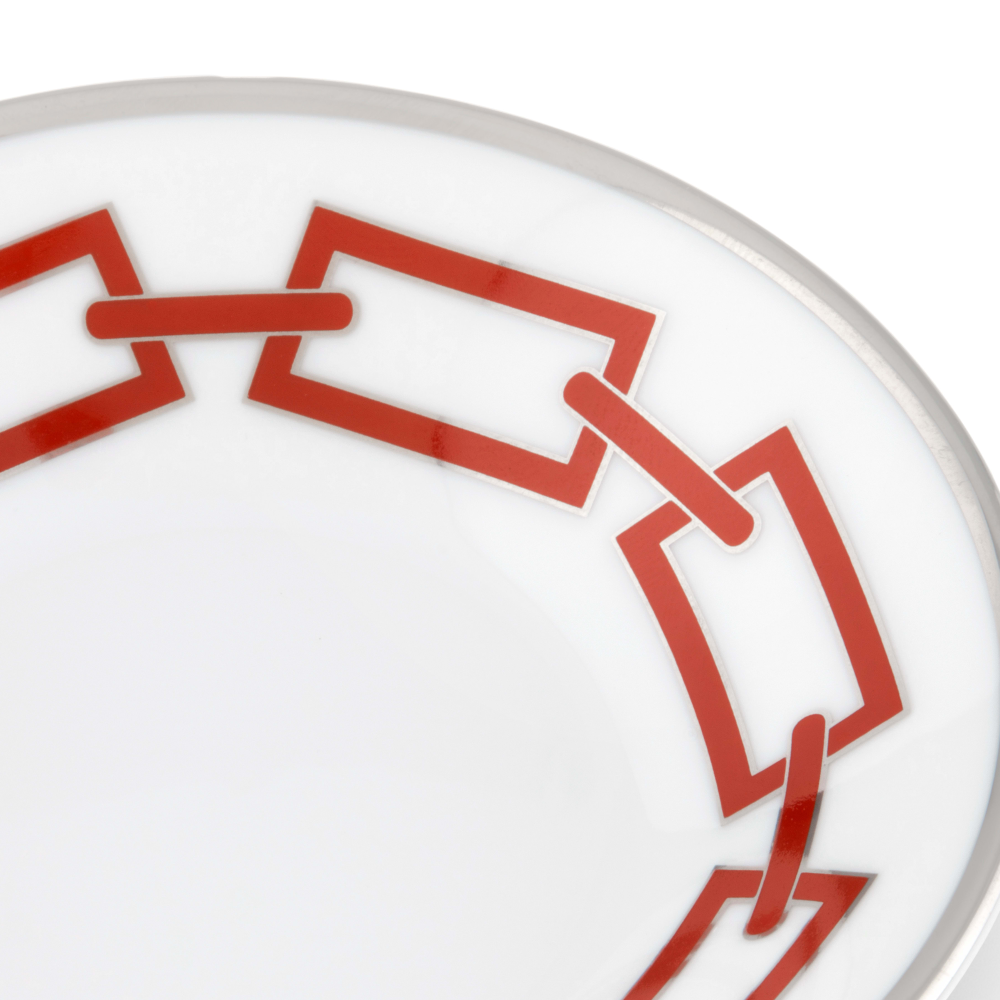 Richard Ginori - Piatto Catene - Rosso Scarlatto