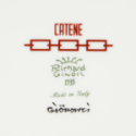 Richard Ginori - Piatto Catene - Rosso Scarlatto