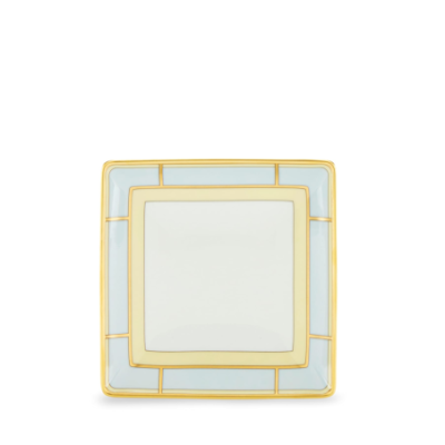 Richard Ginori - Svuotatasche Quadrato - Celeste - Oro