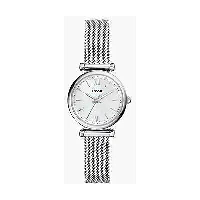 Fossil - Orologio Carlie Donna - Acciaio - Bianco