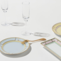 Richard Ginori - Piatto Da Dessert - Celeste E Oro
