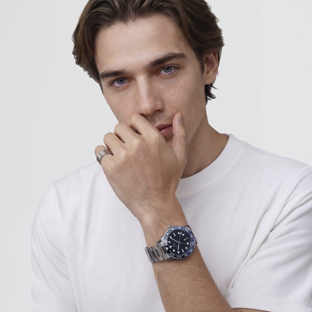 Daniel Wellington - Iconico Gmt - Acciaio Inossidabile - Nero