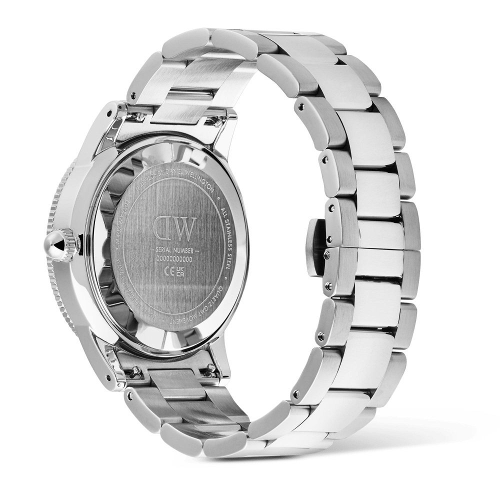 Daniel Wellington - Iconico Gmt - Acciaio Inossidabile - Nero