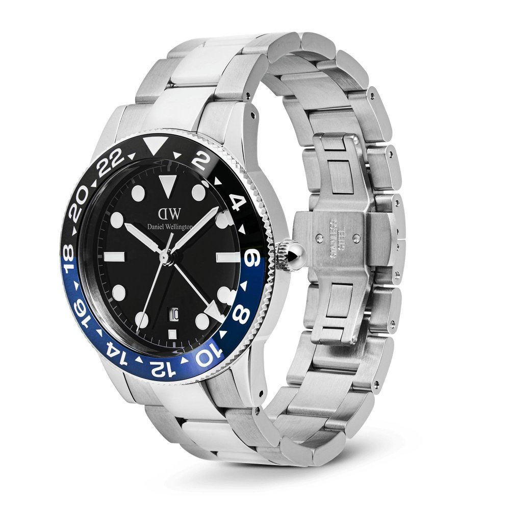 Daniel Wellington - Iconico Gmt - Acciaio Inossidabile - Nero