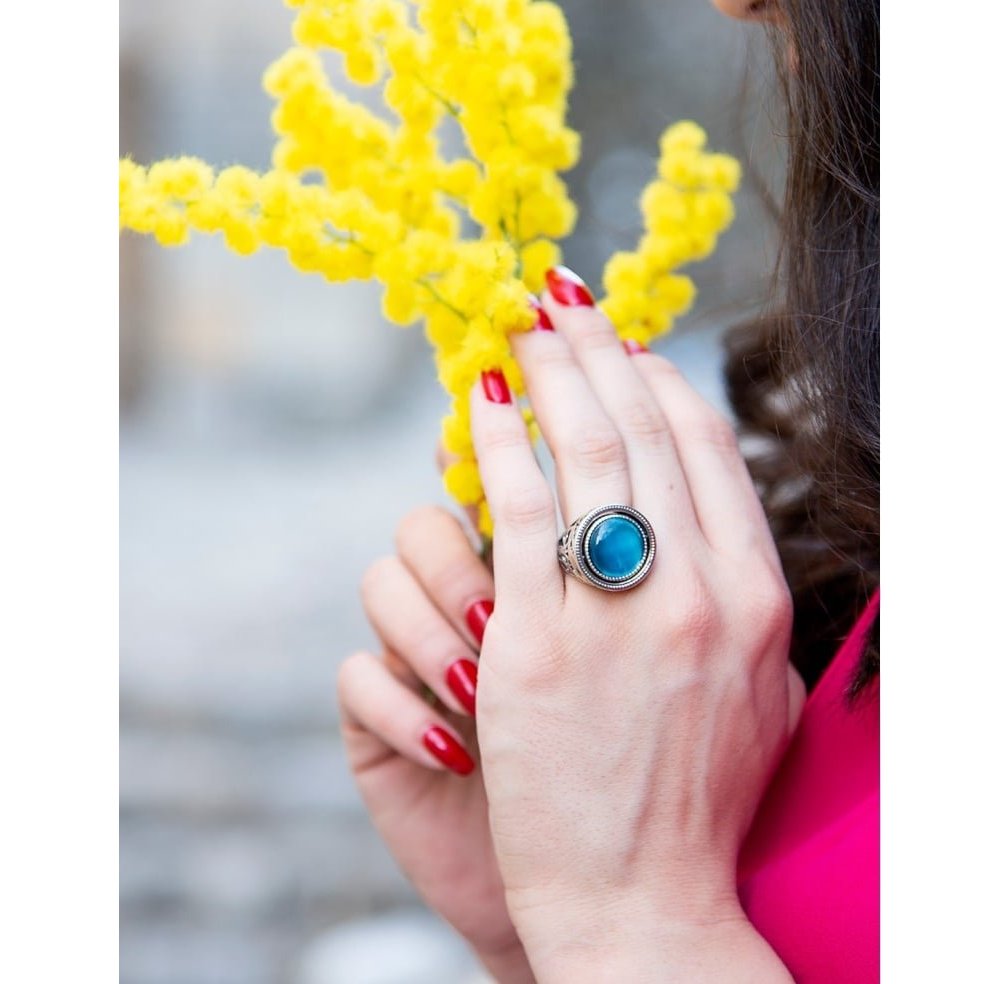 Spadafora - Anello Opplà Rosso - Collezione Liber