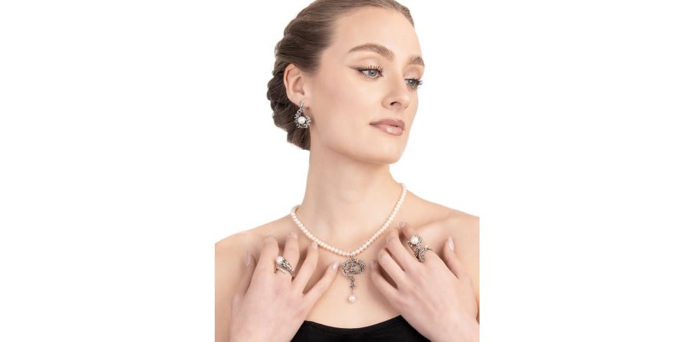 Spadafora - Anello Contrariè Intreccio - Argento - Perla