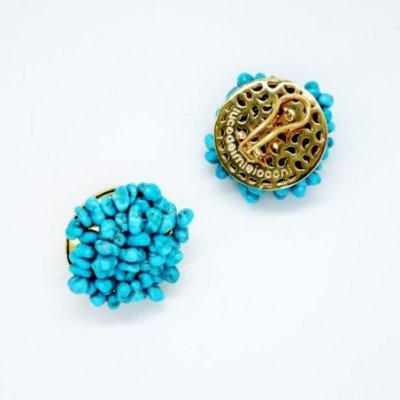 Lucedeimieiocchi - Orecchini Blue - Turchese - Argento