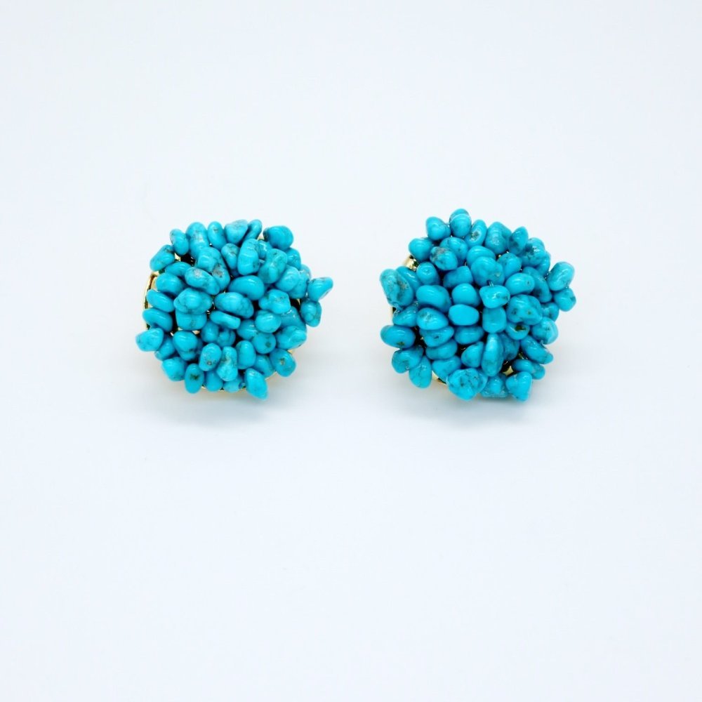 Lucedeimieiocchi - Orecchini Blue - Turchese - Argento